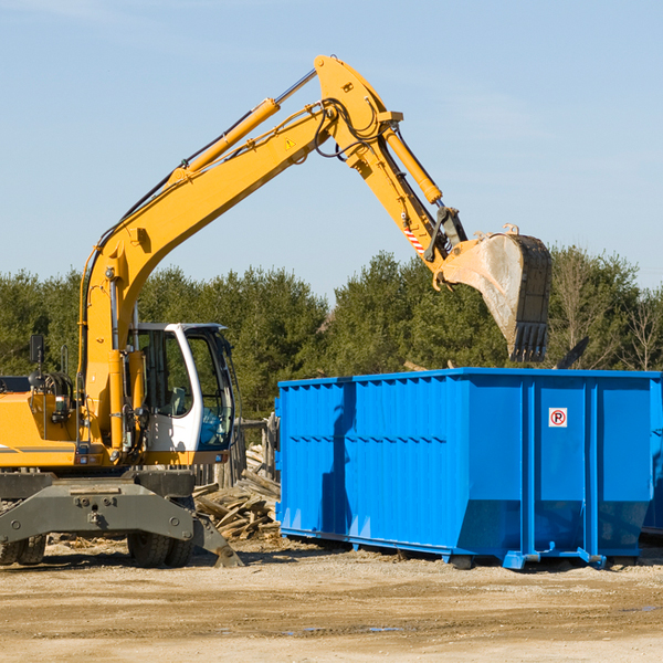 what size residential dumpster rentals are available in Sheffield Vermont